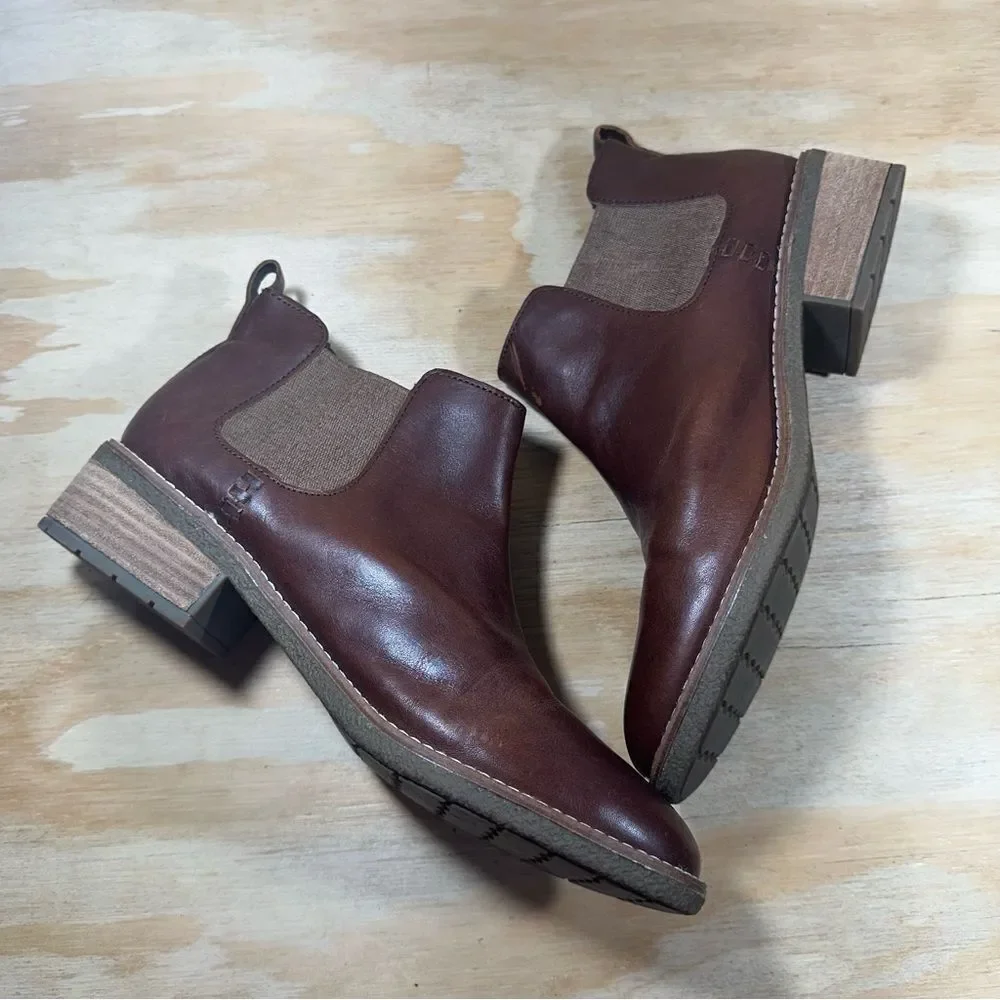 Sperry Dark Brown Ankle Booties Women’s Size 10